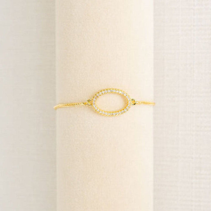 Grit & Grace Bolo Bracelet | Oval Bling