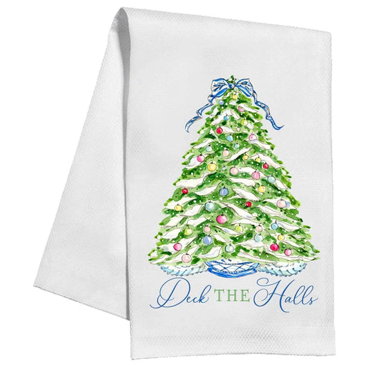 Holiday Kitchen Towel • Deck the Halls