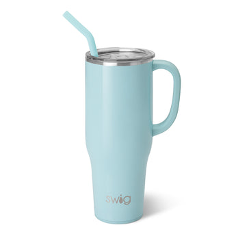 Mega Mug | Shimmer Aquamarine