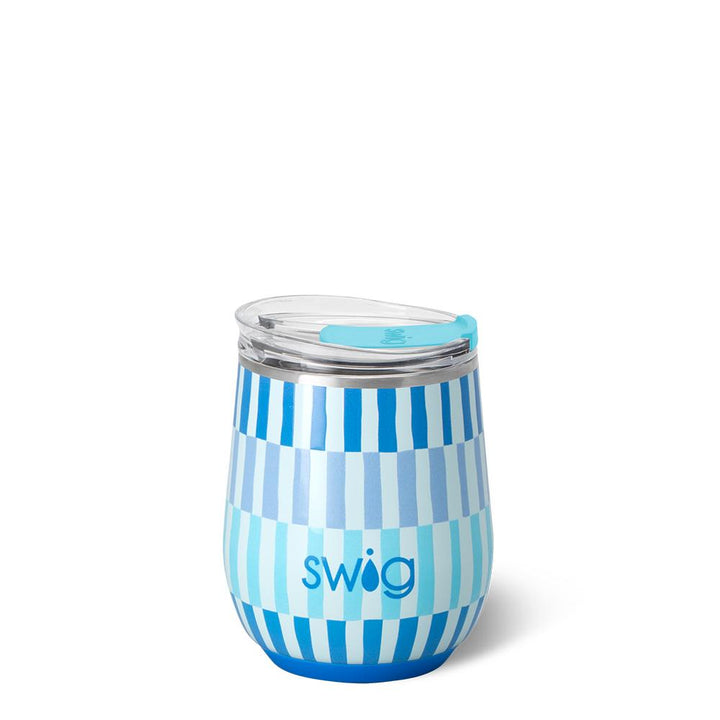 Stemless Wine Cup | Glacier Stripe