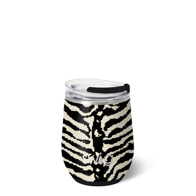 Stemless Wine Cup • Zebra
