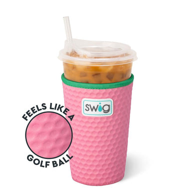 Pink Golf Ball Iced Cup Coolie