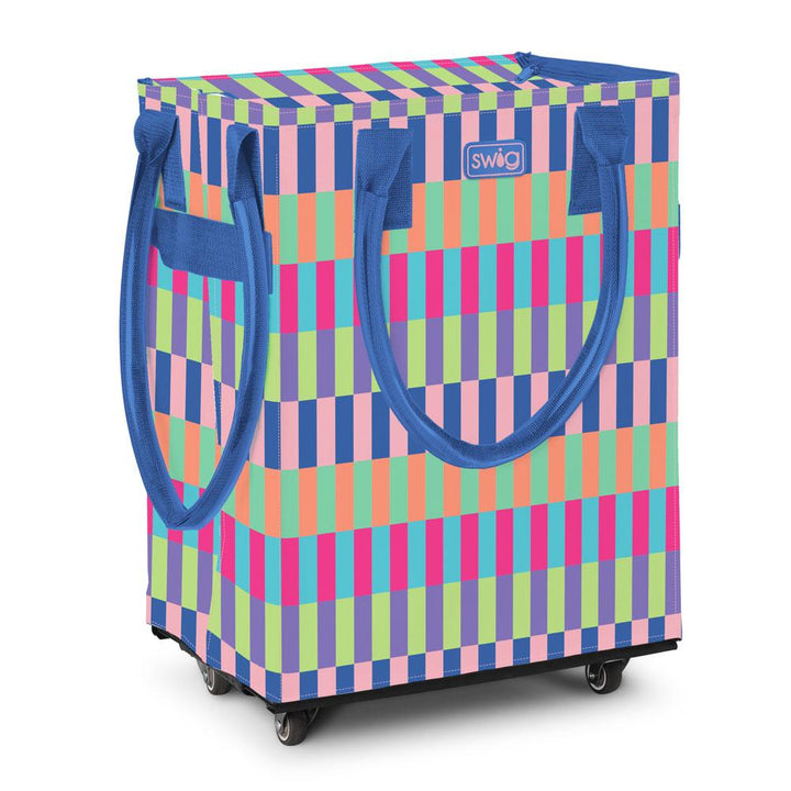 Mega Tote Bag | Brite Stripe