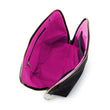 Makeup Bag • Black + Pink