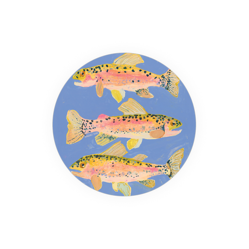 Seedling Coasters • Three Fish