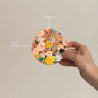 Seedling Coaster | Red + Orange Floral