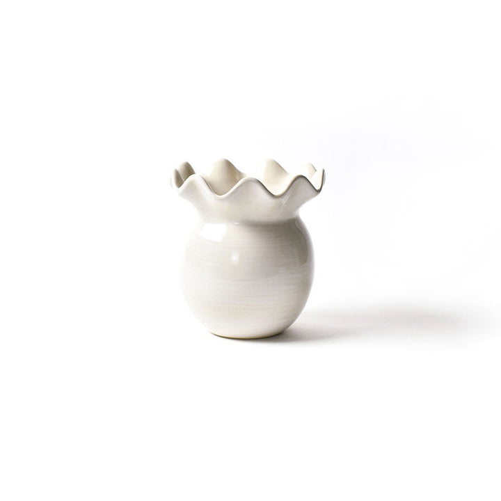 Ruffle Vase | Signature White