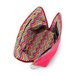 Kusshi Signature Makeup Bag | Watermelon + Chevron