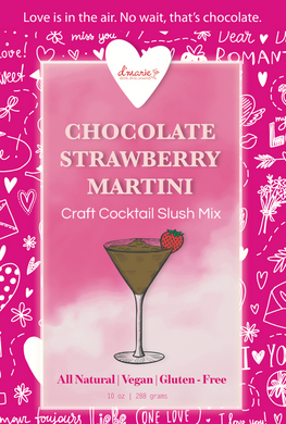 Cocktail Slush Mix • Chocolate Strawberry Martini