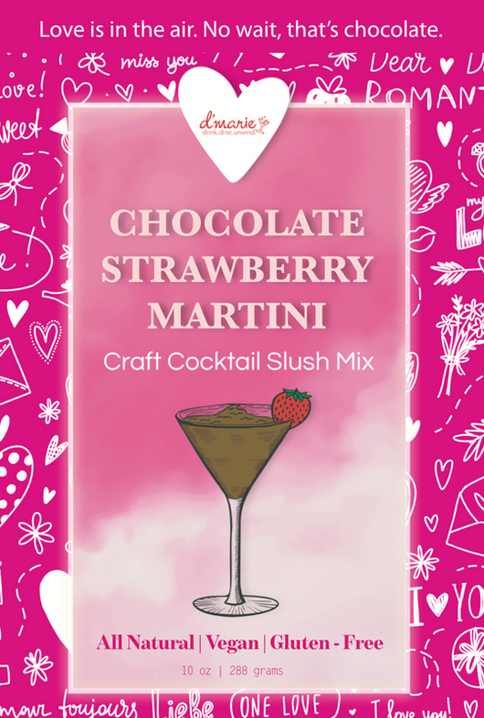 Cocktail Slush Mix • Chocolate Strawberry Martini