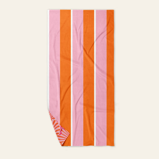 XL Quick-Dry Towel • Sicily Stripes Pink