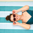 XL Quick-Dry Towel • Sicily Stripes Teal