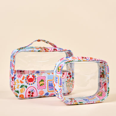 Clearly Chic Cosmetic Bag Set • Ciao Bella