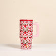 Flip Straw Tumbler • Strawberry Fields
