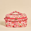 Glam & Go Quilted Cosmetic Bag • Strawberry Fields
