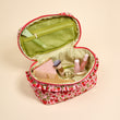 Glam & Go Quilted Cosmetic Bag • Strawberry Fields