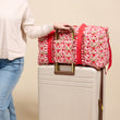 On-the-Go Quilted Weekender • Strawberry Fields