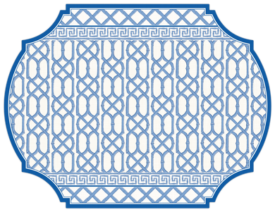 Blue Cane Trellis Placemats