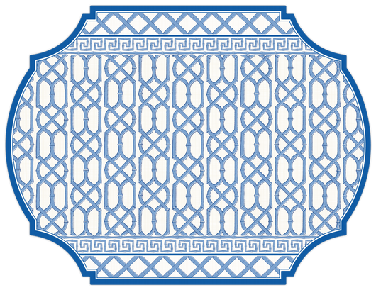 Blue Cane Trellis Placemats
