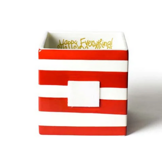 Medium Nesting Cube | Red Stripe