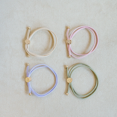 Skinny Hair Tie Set | Ballet Slipper