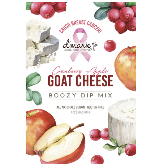 Boozy Dips • Cranberry Apple Goat Cheese