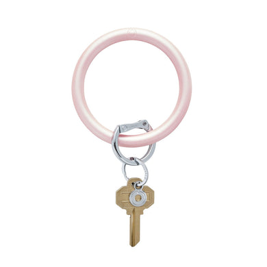 Silicone Big O Keyring | Rose Pearlized