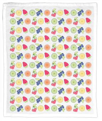 Flour Sack Hand Towel | Sliced Fruit