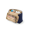 Neoprene Small Train Case | Navy + Khaki