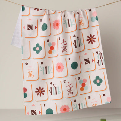 Geometry Tea Towel • Cypress Tile Toss