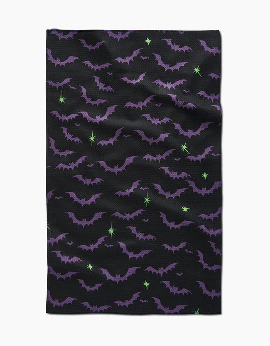 Geometry Kitchen Towel | Dark Night Bats
