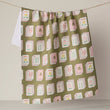 Geometry Tea Towel • Flower Tiles