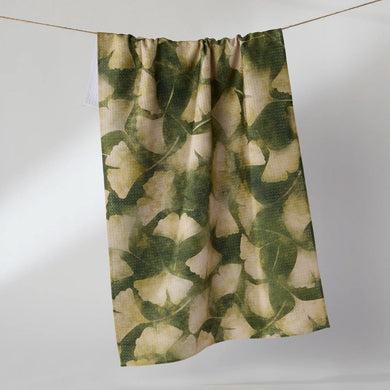 Geometry Tea Towel • Gilded Ginkgo