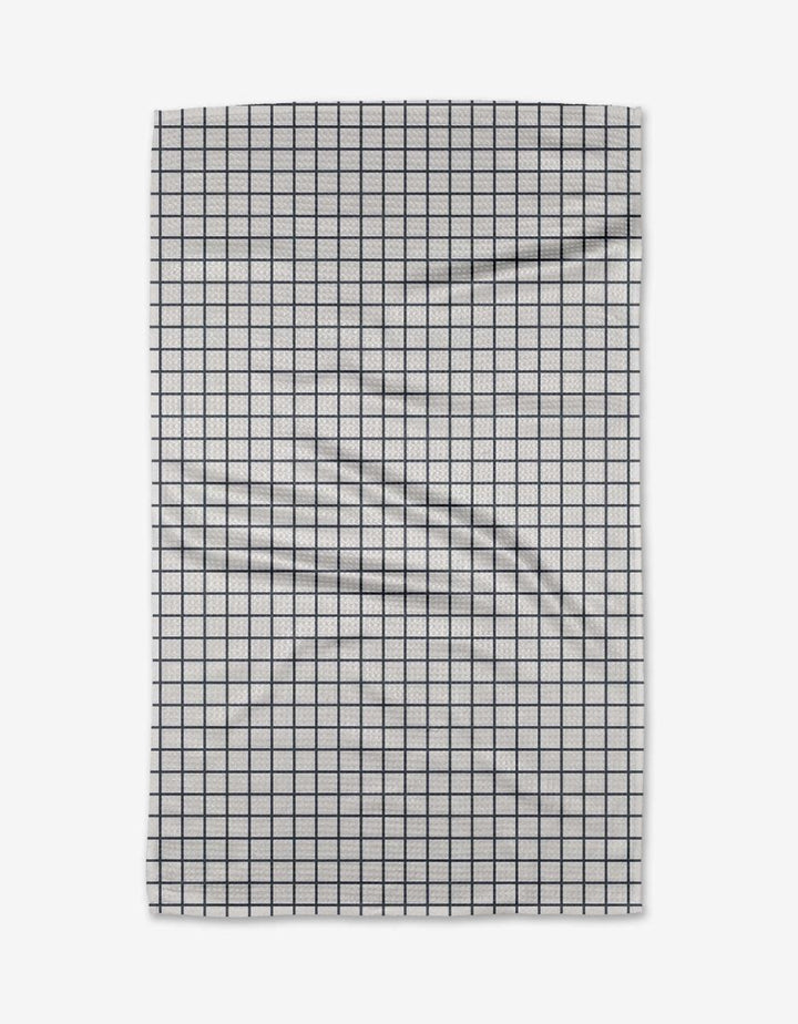 Geometry Kitchen Towel | Grid Fall