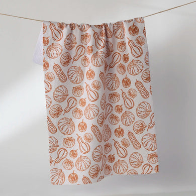 Geometry Tea Towel • Harvest Sketch