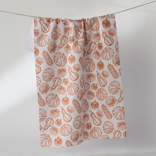 Geometry Tea Towel • Harvest Sketch