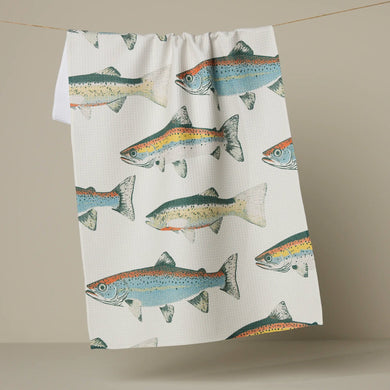 Geometry Tea Towel | Hooked on Fishing