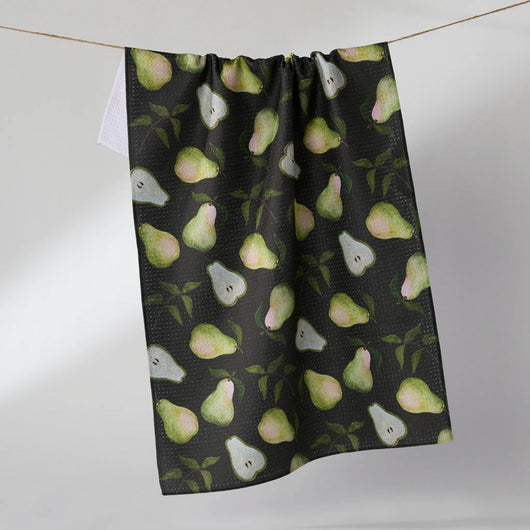 Geometry Tea Towel • Pearwood