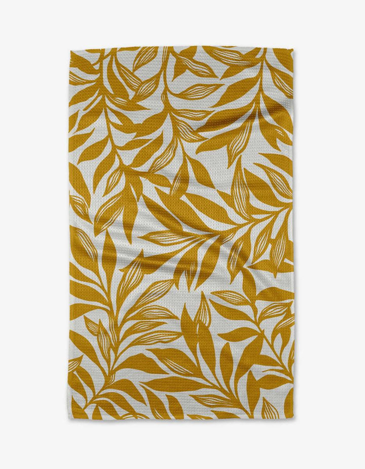 Geometry Kitchen Towel | Saffron