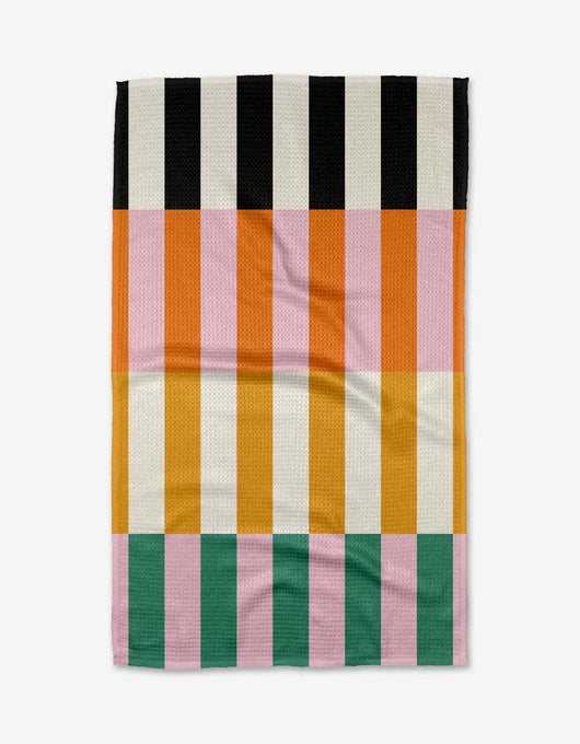 Geometry Kitchen Towel | Stacked Stripes