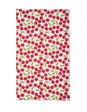 Geometry Kitchen Towel | Sweet Cherry