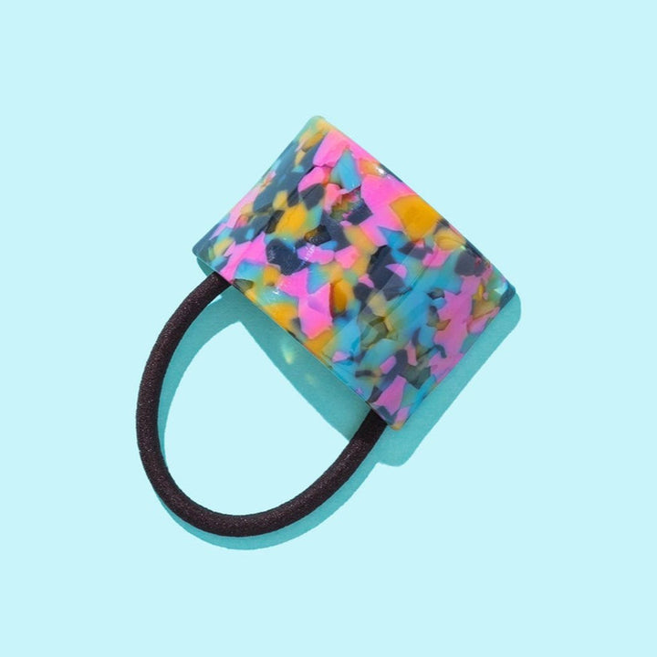 Bright Tortoise Ponytail Cuff