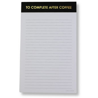 Notepad | To Complete After Coffee