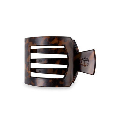 Medium Flat Square Hair Clip | Tortoise