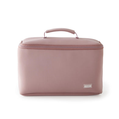 Neoprene Large Train Case | Mauve + Stone