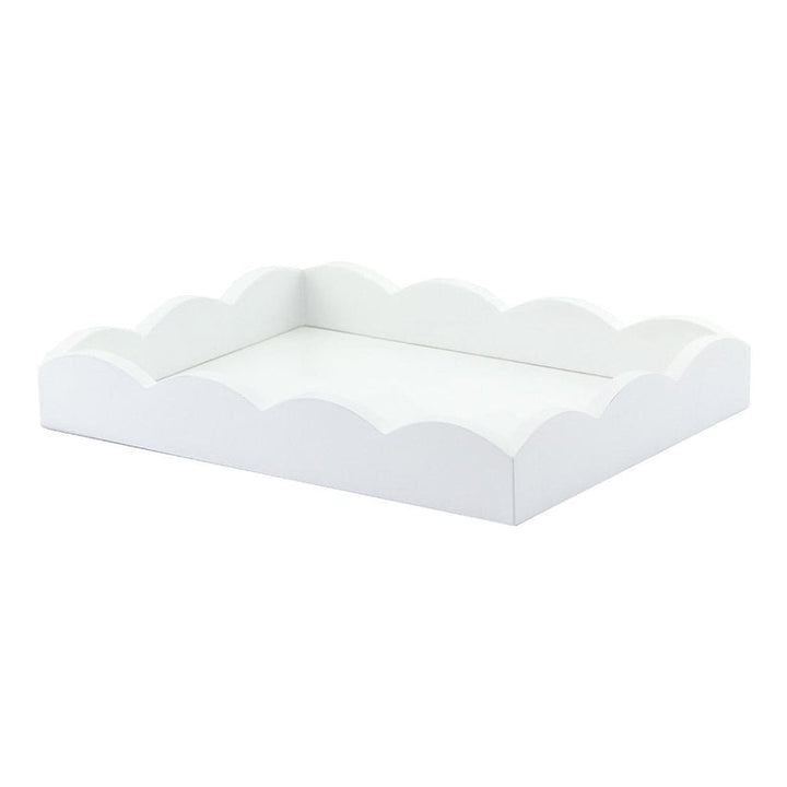 Small Scallop Tray | White