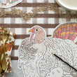 Turkey Coloring Placemat