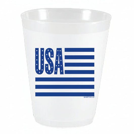 USA Flag Cups