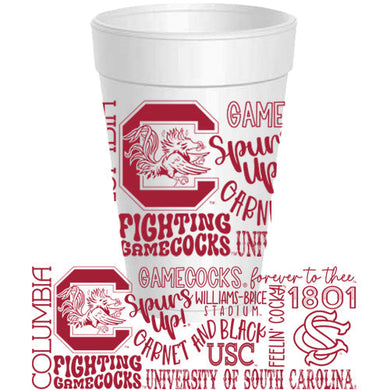 Carolina Traditions Styrofoam Cups