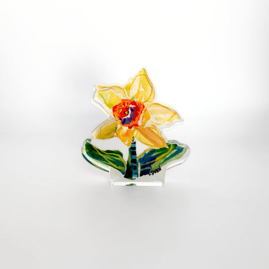 Daffodil Acrylic Block